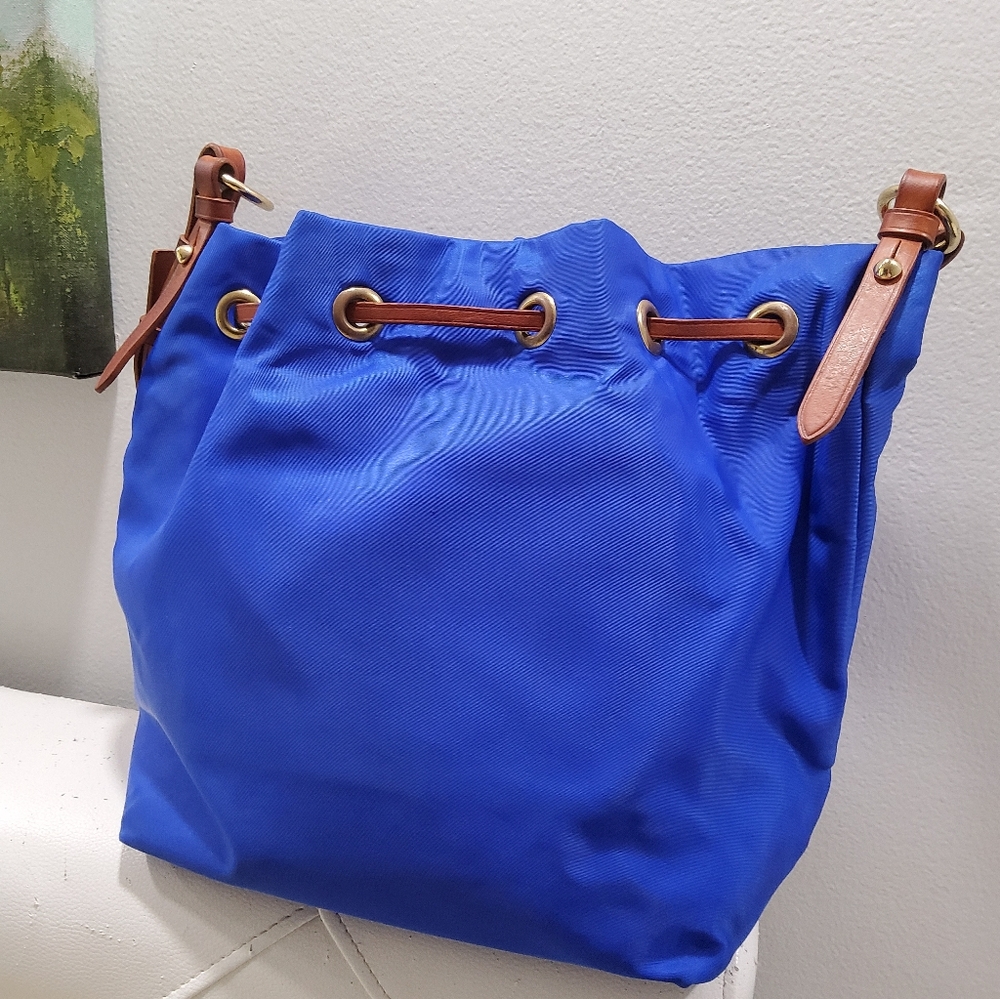 Dooney & Bourke Windham Small Kade Drawsting in French Blue - Picture 6 of 16